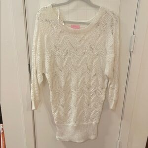 Lilly Pulitzer Cream Knit Sweater